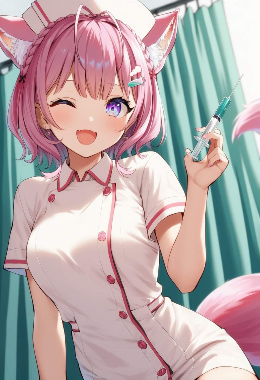 お注射の時間ですよ～♪（博衣こより）