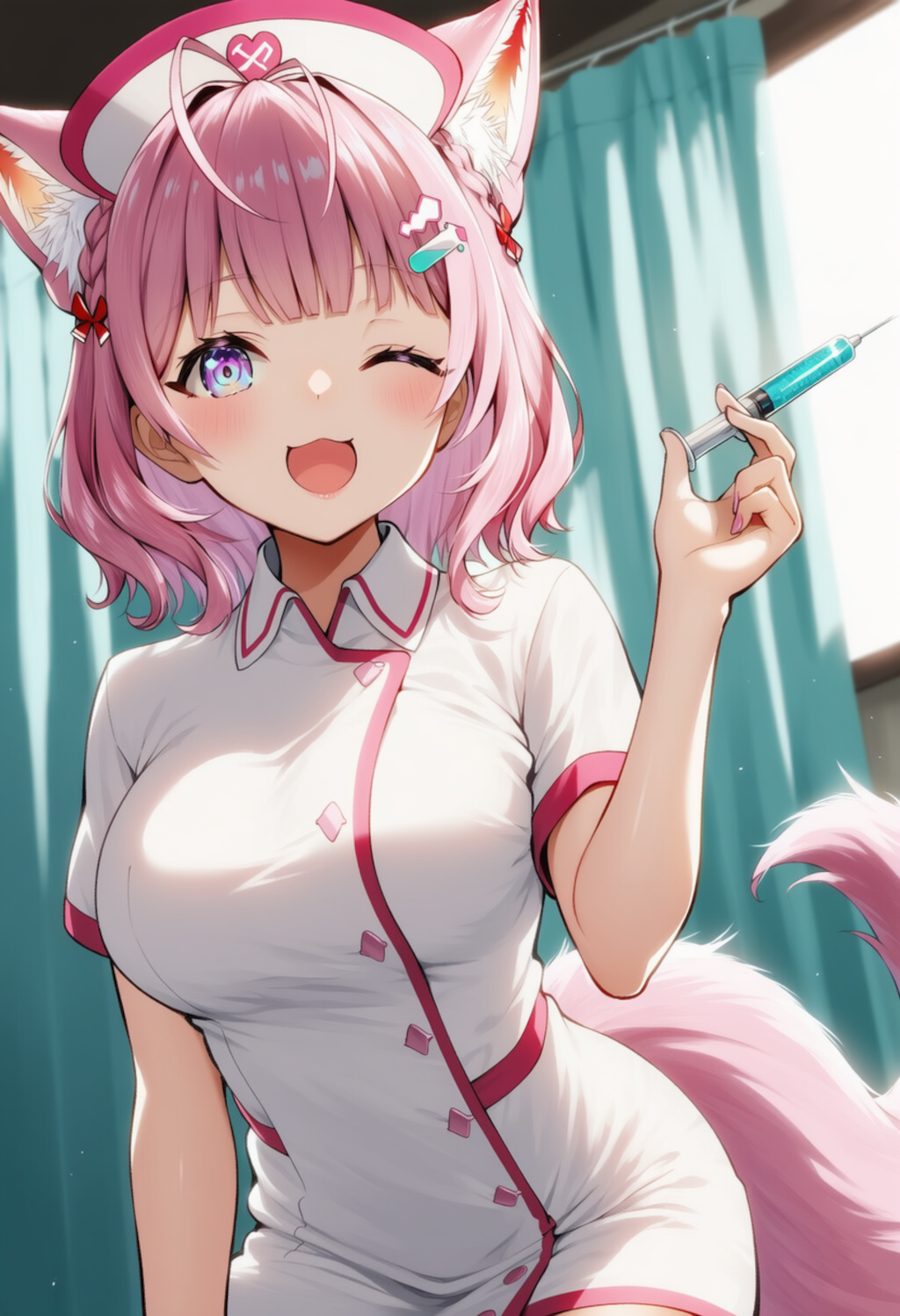 お注射の時間ですよ～♪（博衣こより）