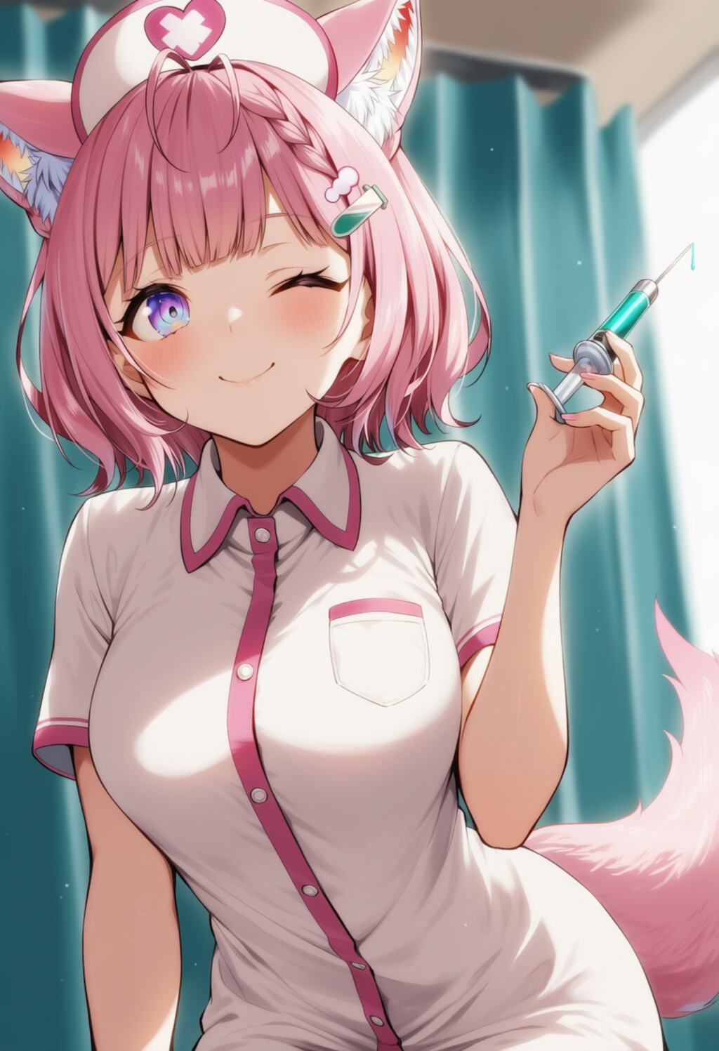 お注射の時間ですよ～♪（博衣こより）