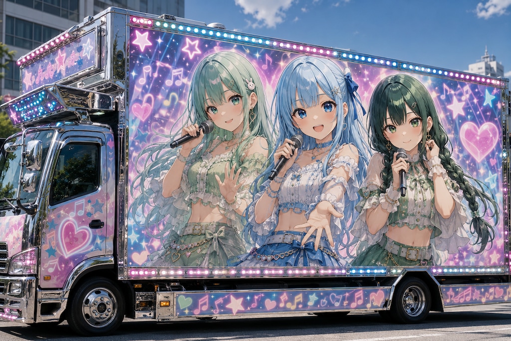 うちの子3人のアドトラック