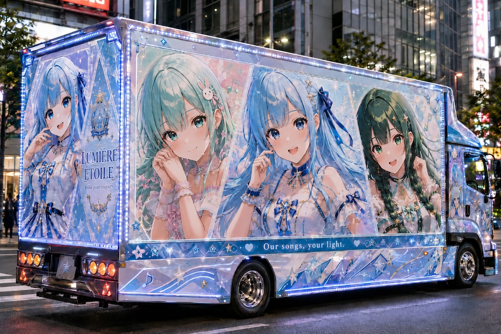 うちの子3人のアドトラック