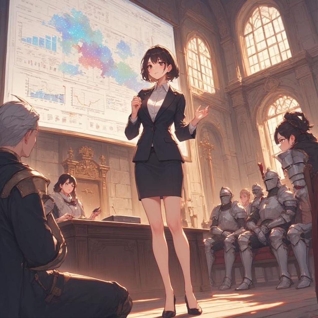 玉宮内でプレゼン