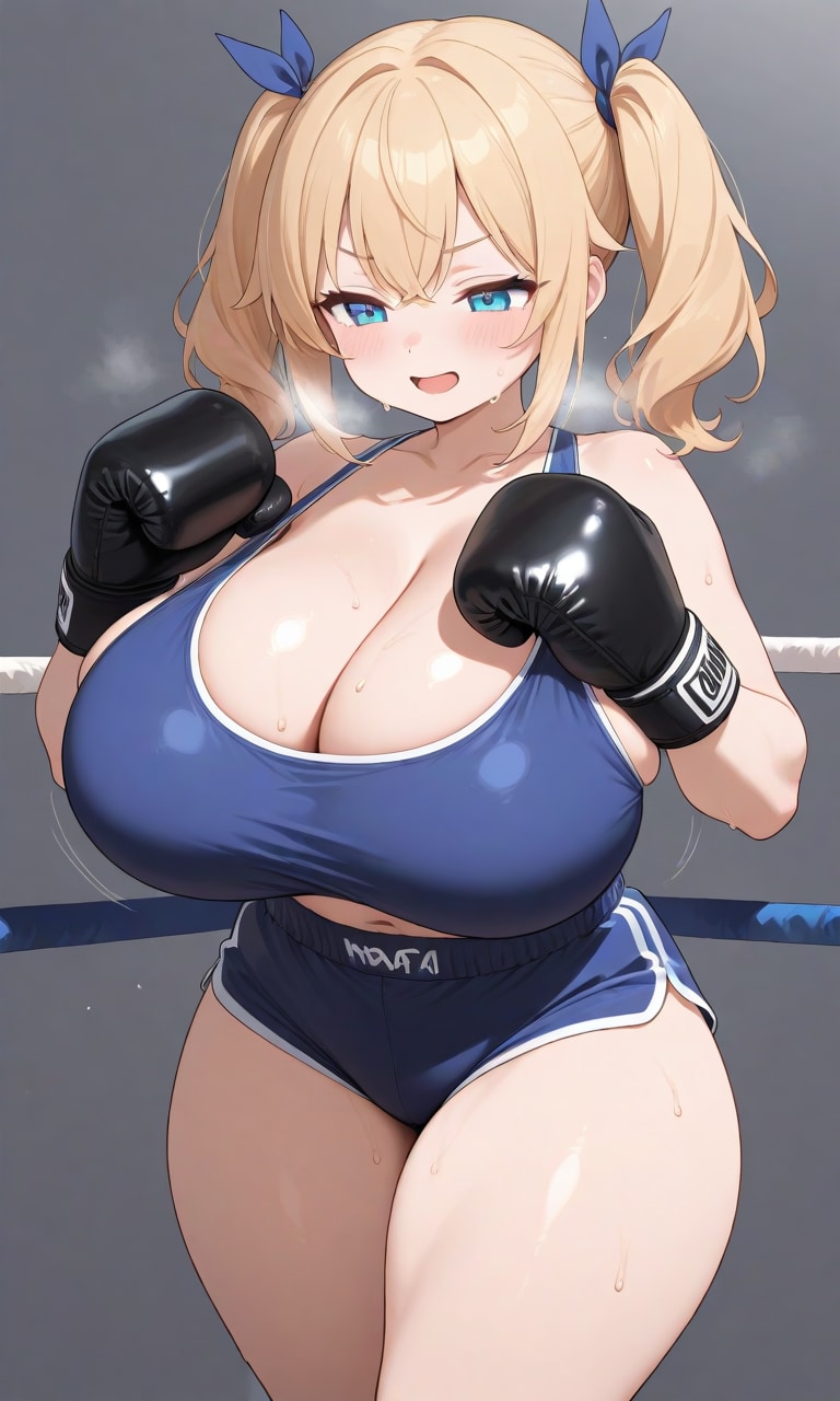 ロリ爆乳ツインテボクサーちゃん特集