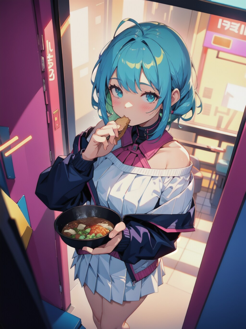 食べながら帰宅するタイプ