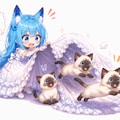 ロングスカート♡ver.姫猫SD 3枚目