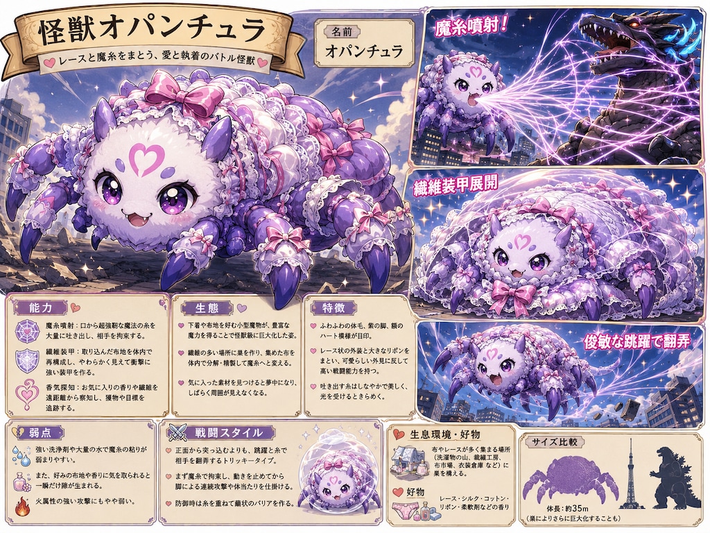 怪獣オパンチュラ