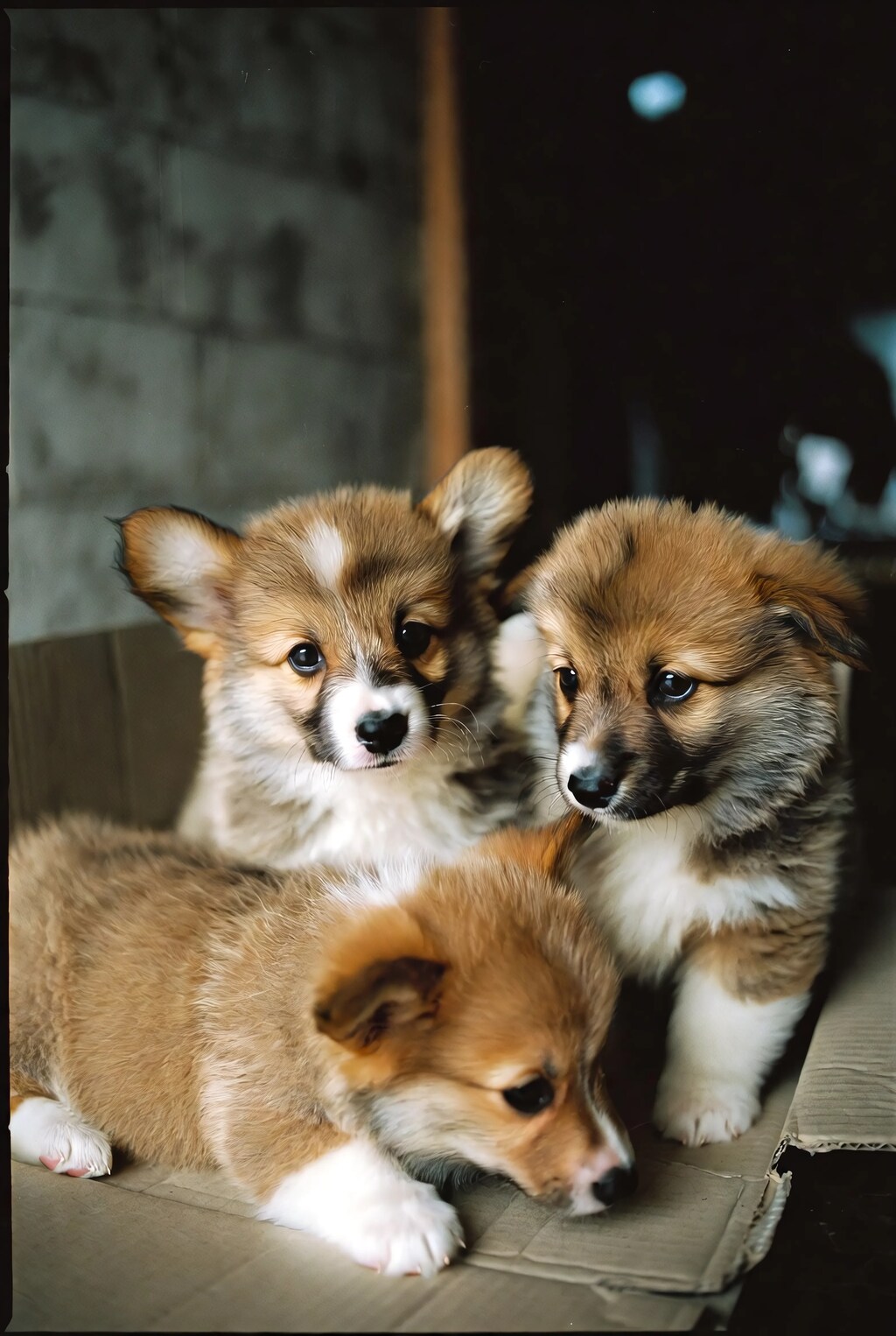 The Trio of Tiny Corgis