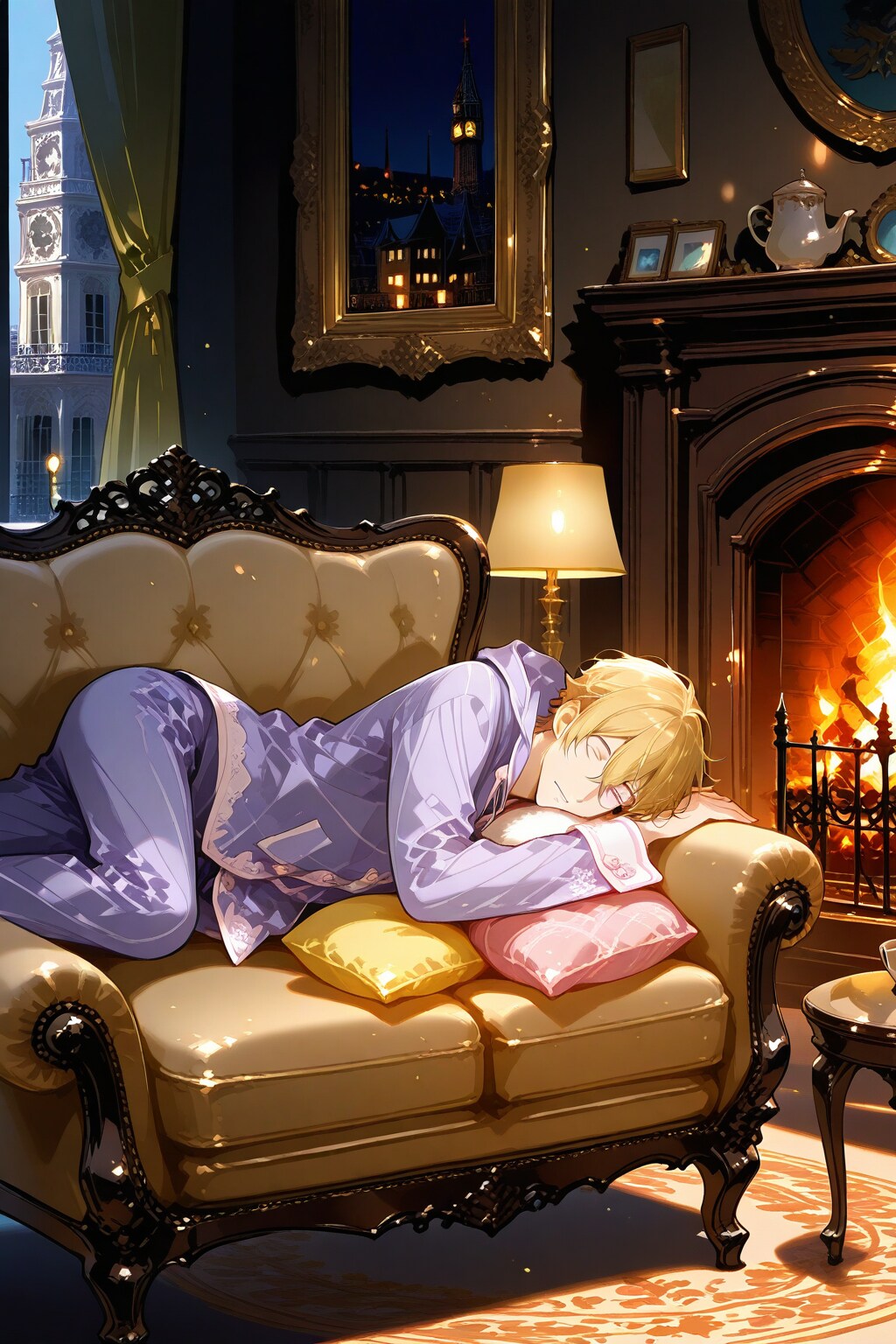 ソファで寝落ち