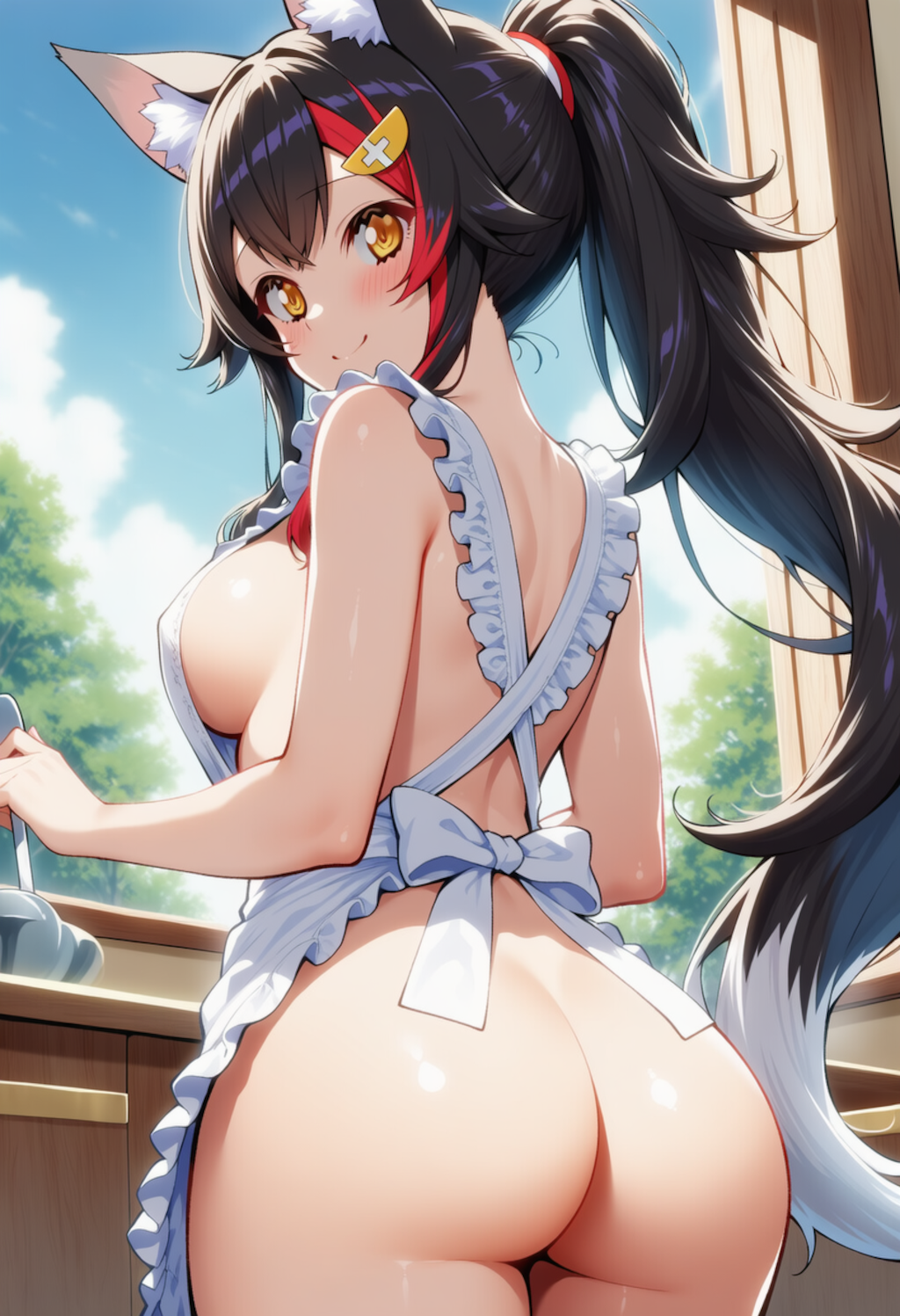 今作るからちょっと待っててね♡（大神ミオ）