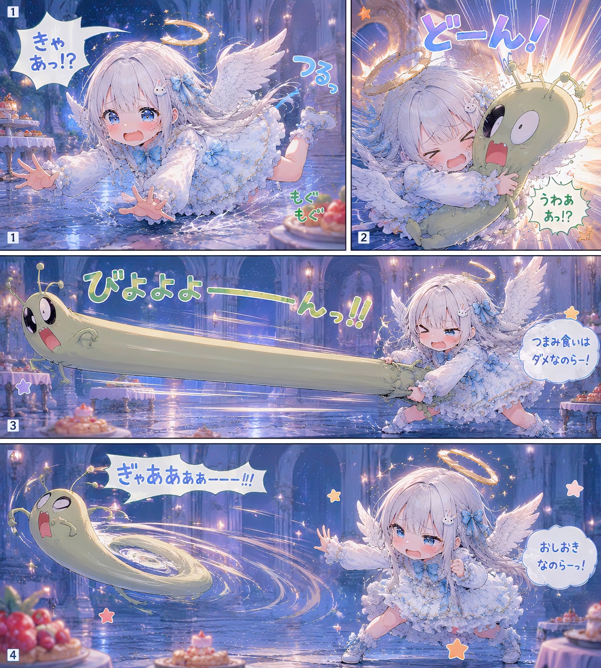 ルルエルちゃん！つまみ食い宇宙人と遭遇 | の人気AIイラスト・グラビア