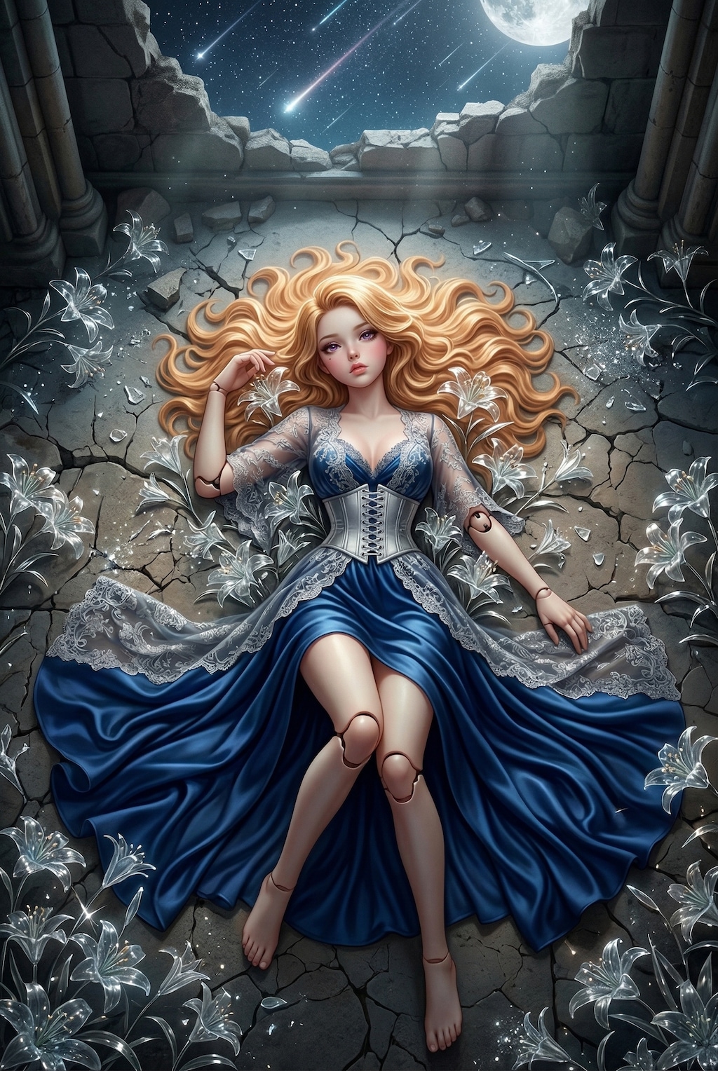 硝子の百合と星降る夜の罠