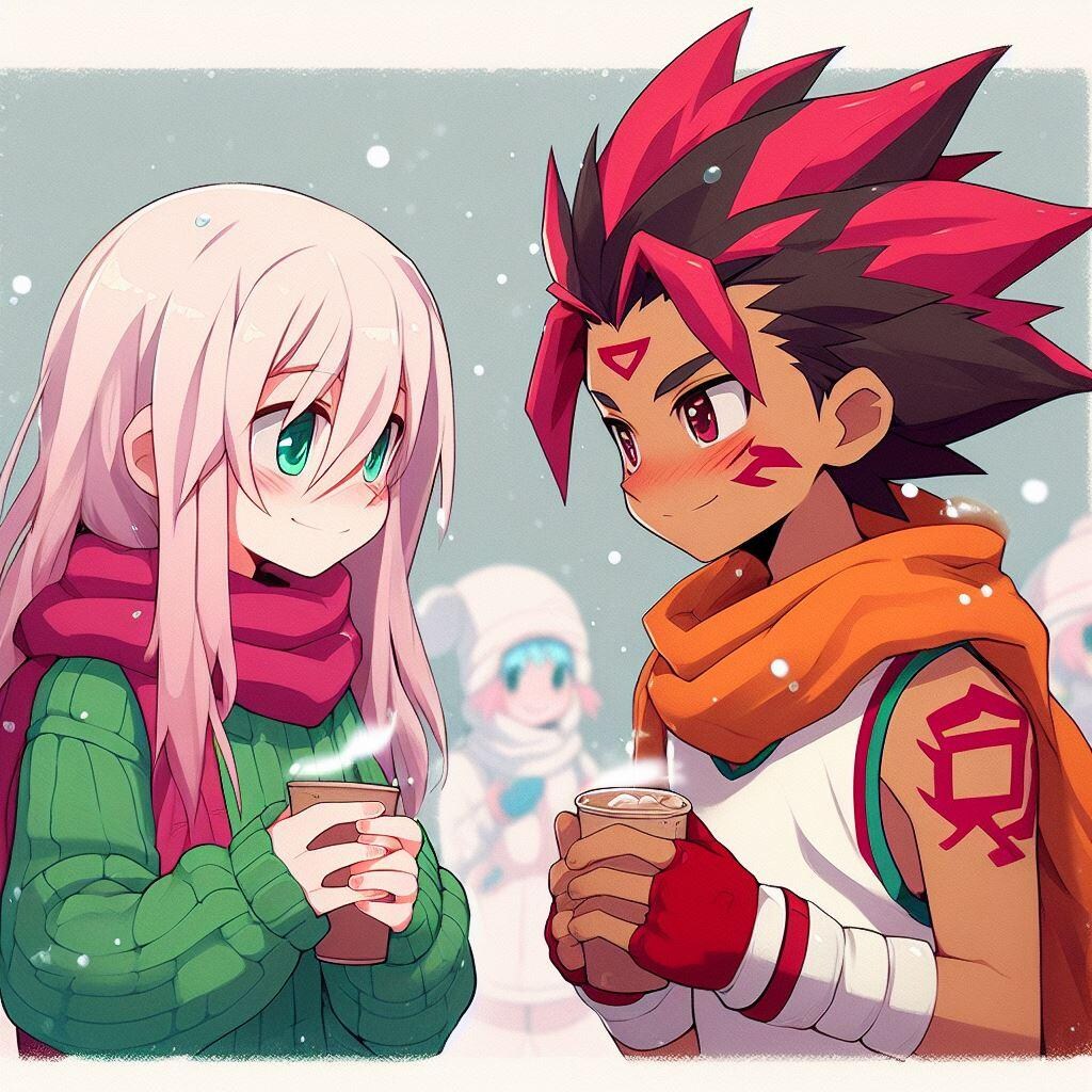 【健全】ココアであったまろ【男女コンビ】