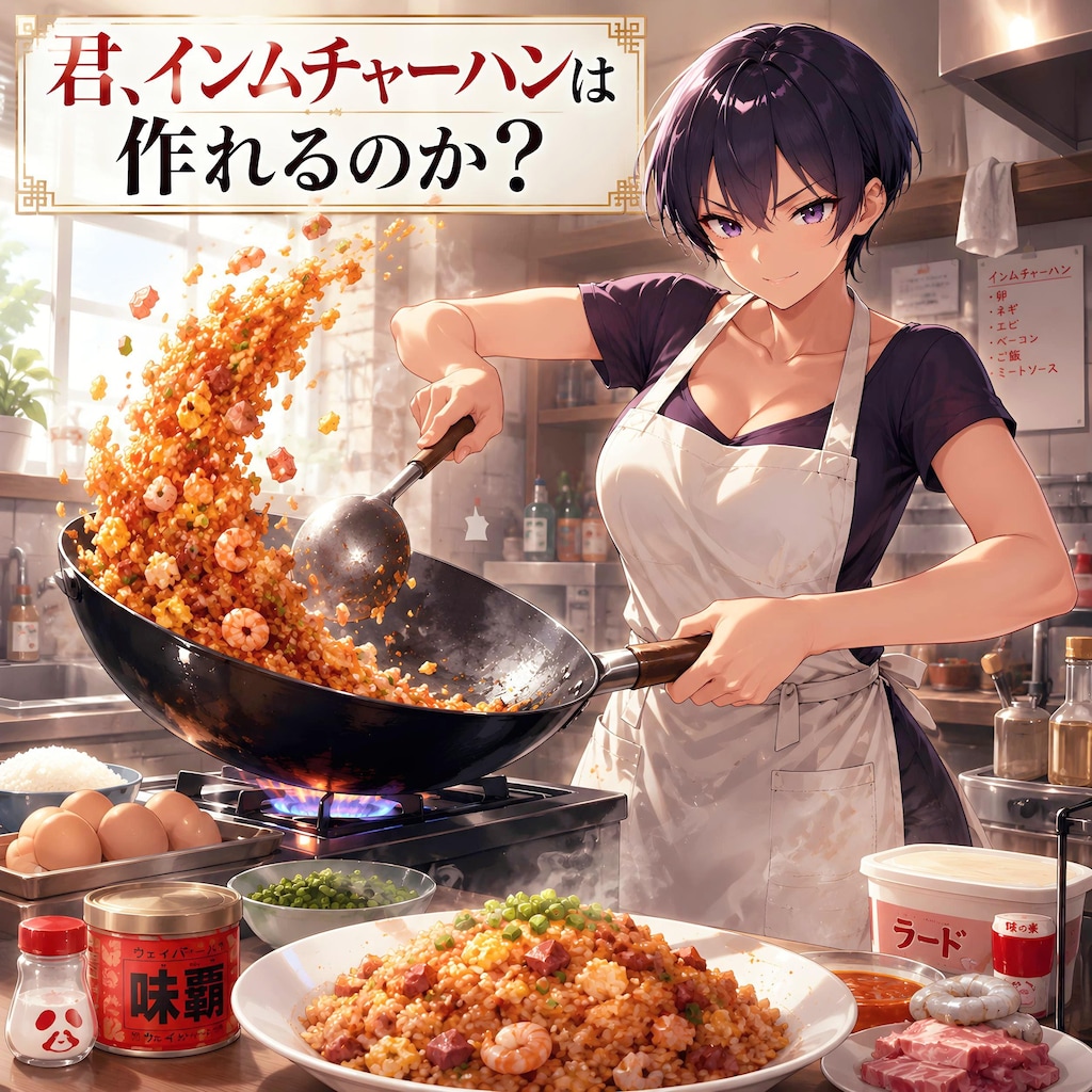 君、インムチャーハンは作れるのか？