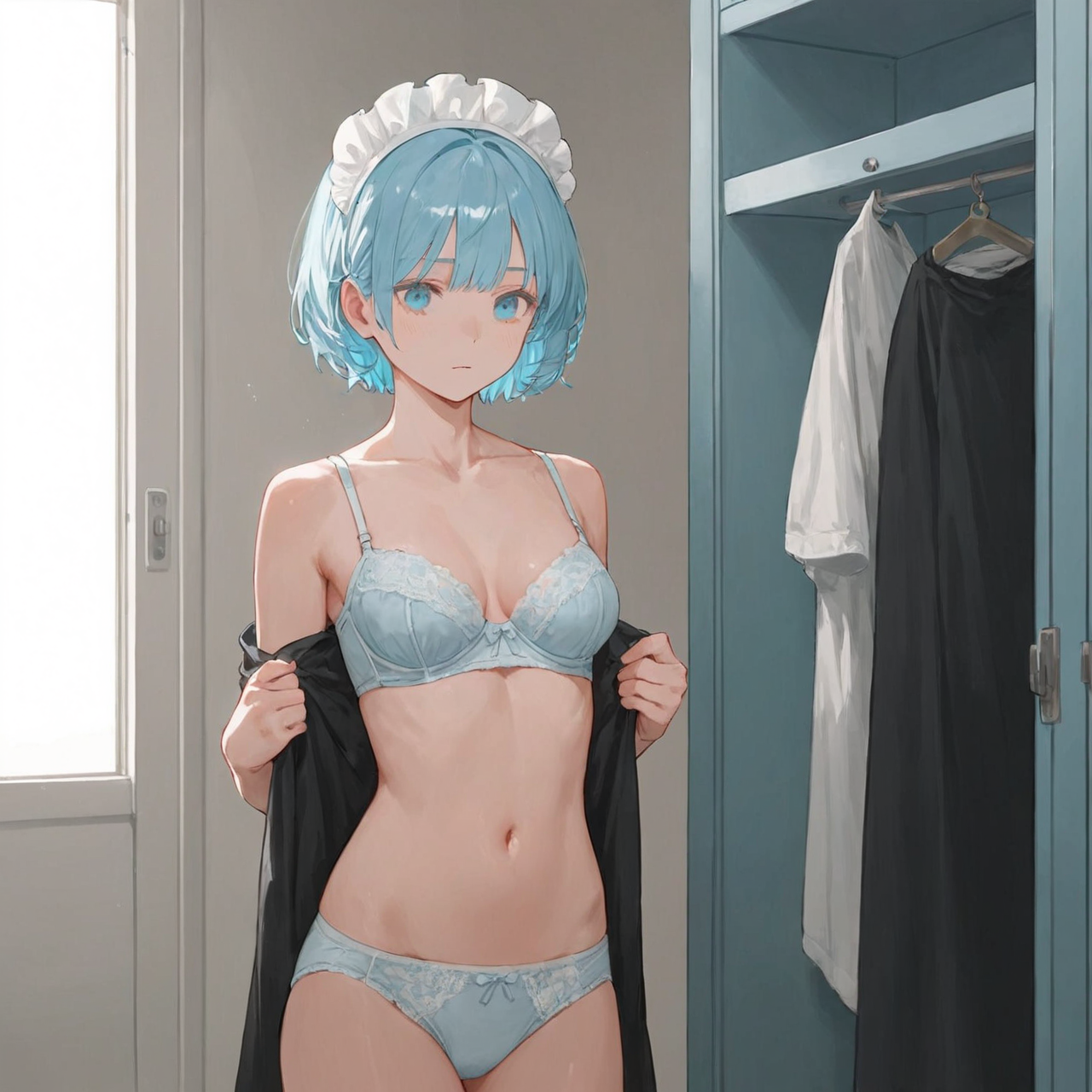 更衣室メイドさん