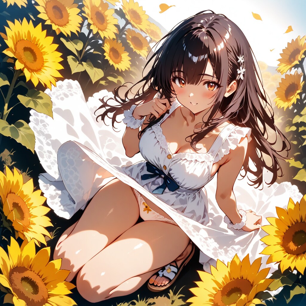座る瞬間