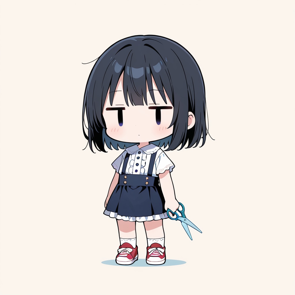 ハサミを使ってみる