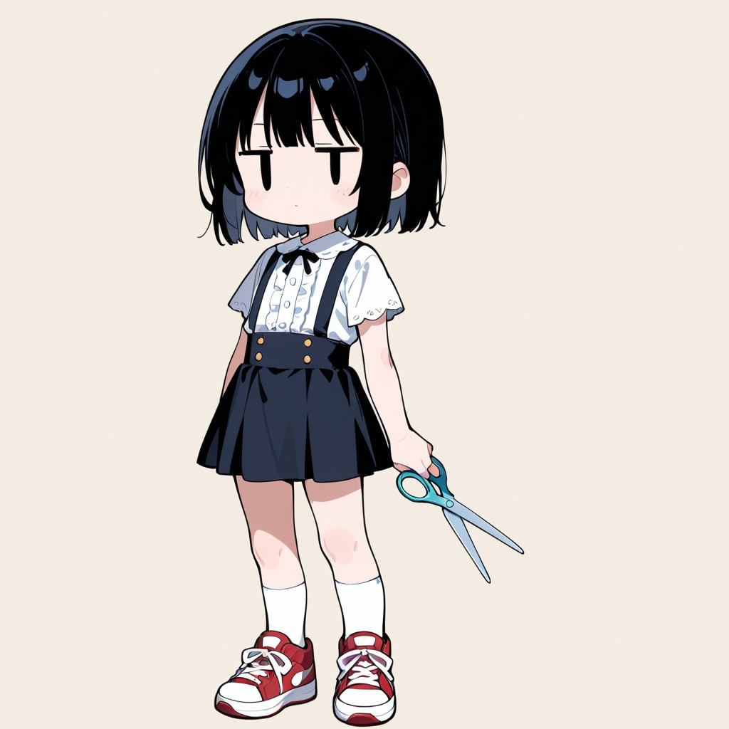 ハサミを使ってみる
