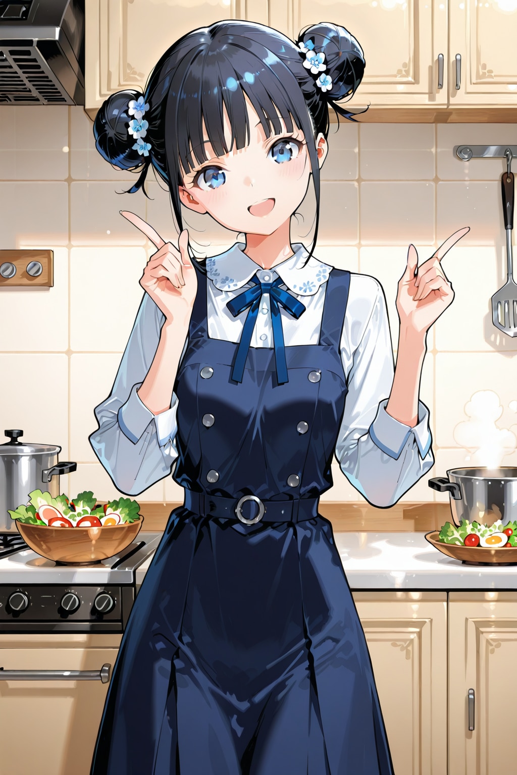 おだんごちゃん🍡✨と朝ごはん🍚✨　5/14 | の人気AIイラスト・グラビア