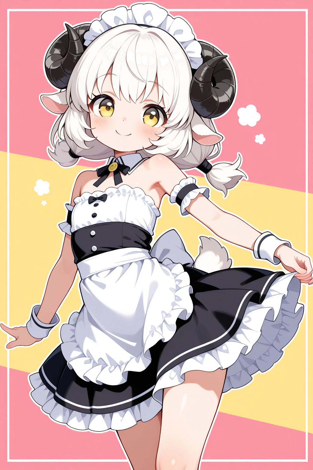 肩出しメイド服のメイちゃん♡