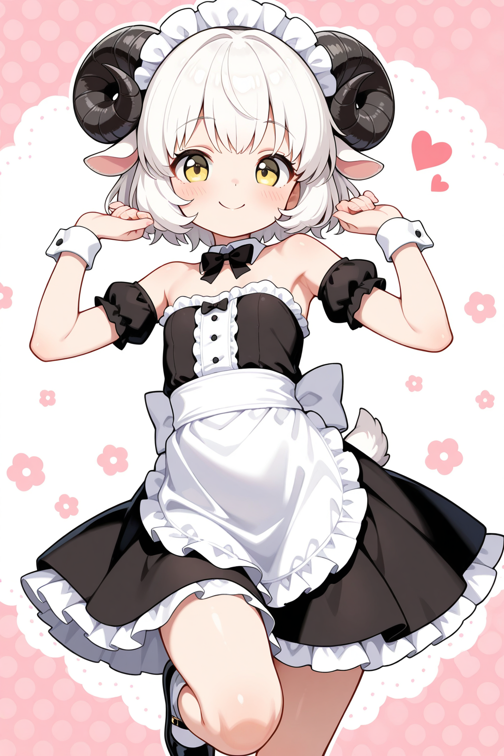 肩出しメイド服のメイちゃん♡