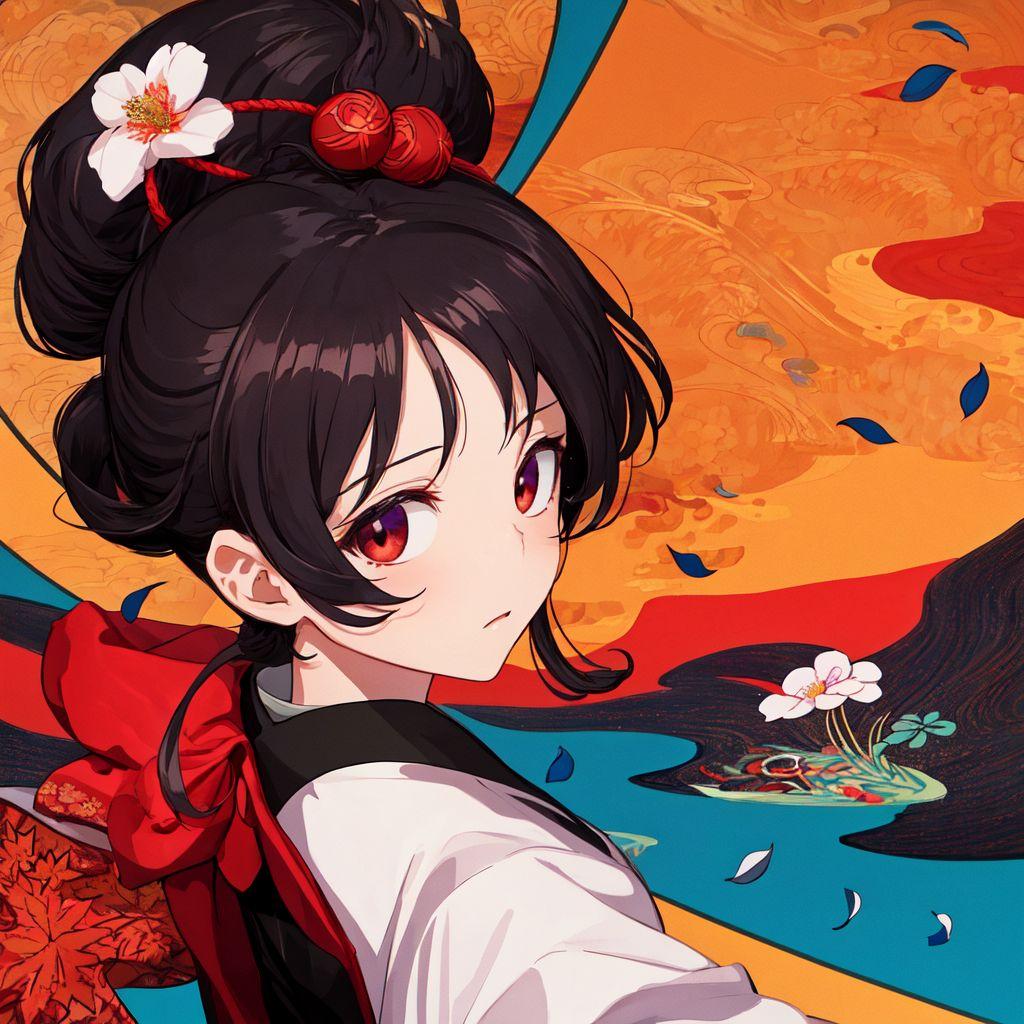 浮世絵アニメ塗り