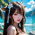 アズレン.樫野風水着／１１２６ 2枚目