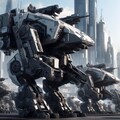 【習作】近未来のロボット兵士 2枚目