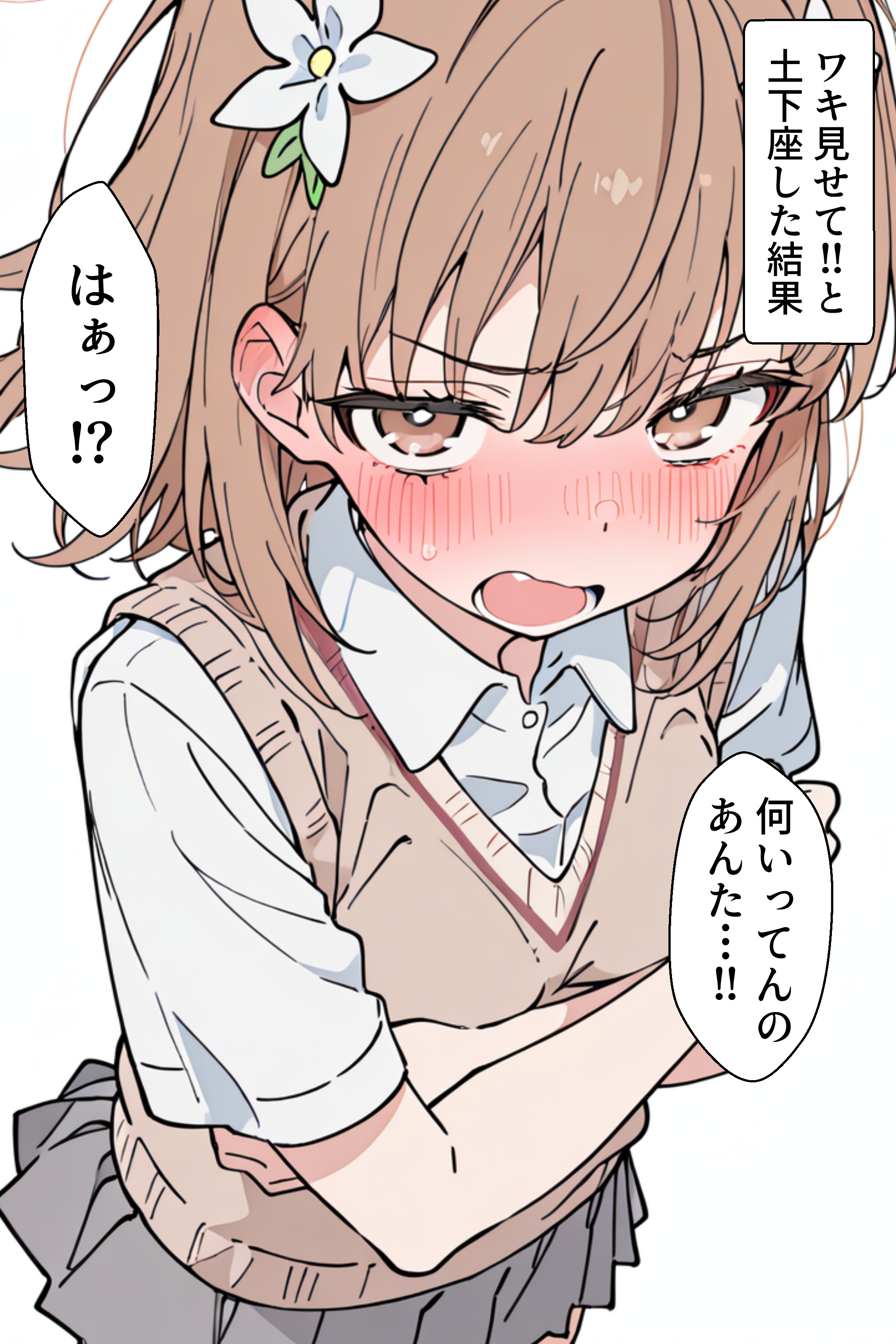 ワキ見せてと土下座した結果【５】