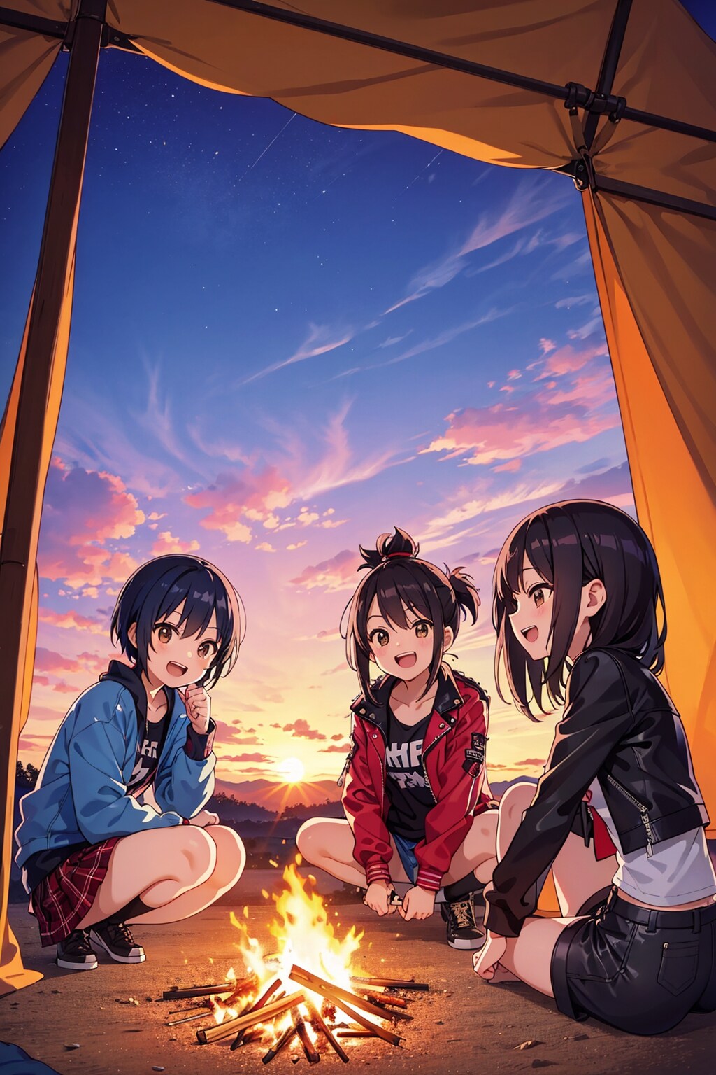 キャンプ女子会