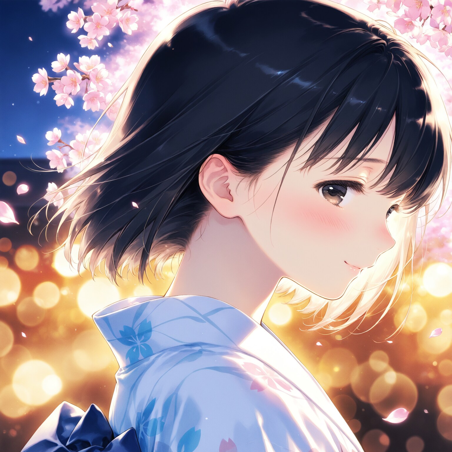 夜桜 | の人気AIイラスト・グラビア