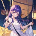 キャンプに飽きてきた～ブランコでぶらぶらー 4枚目