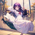 キャンプに飽きてきた～ブランコでぶらぶらー 6枚目