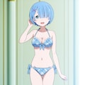 水着のレムラム 2枚目