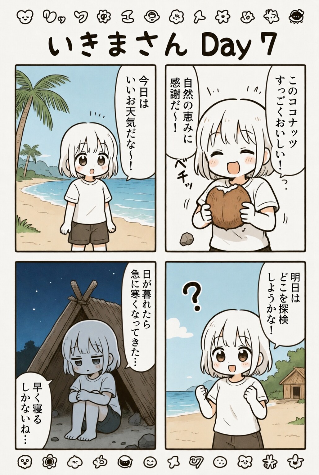 椰子の実かじってる？