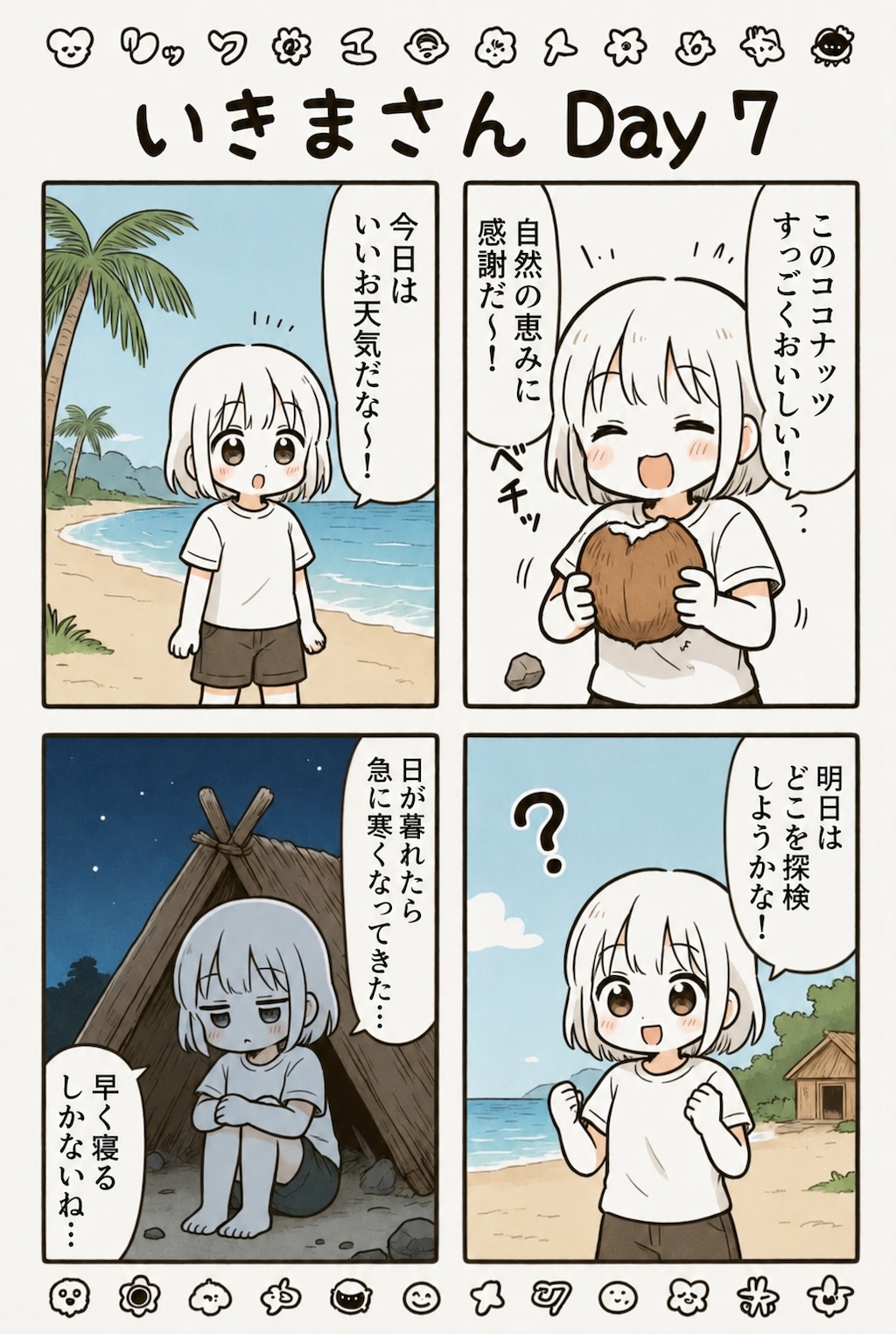 椰子の実かじってる？