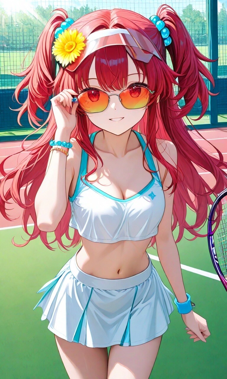 女の子〜テニスコート編〜