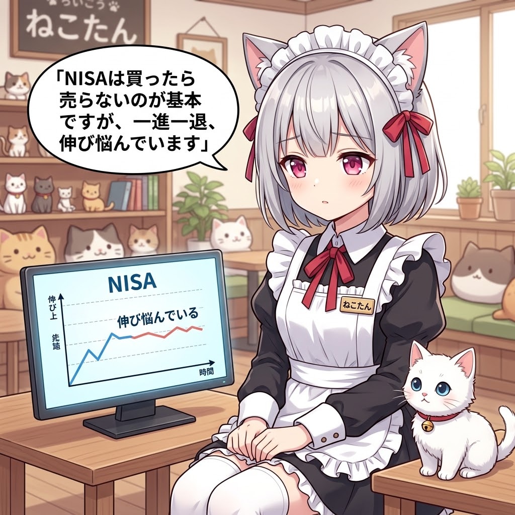 NISAが伸び悩み/Gemini | の人気AIイラスト・グラビア