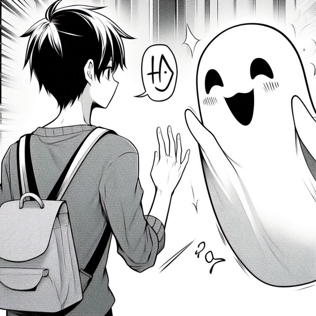 【ダジャレ】幽霊にも挨拶する