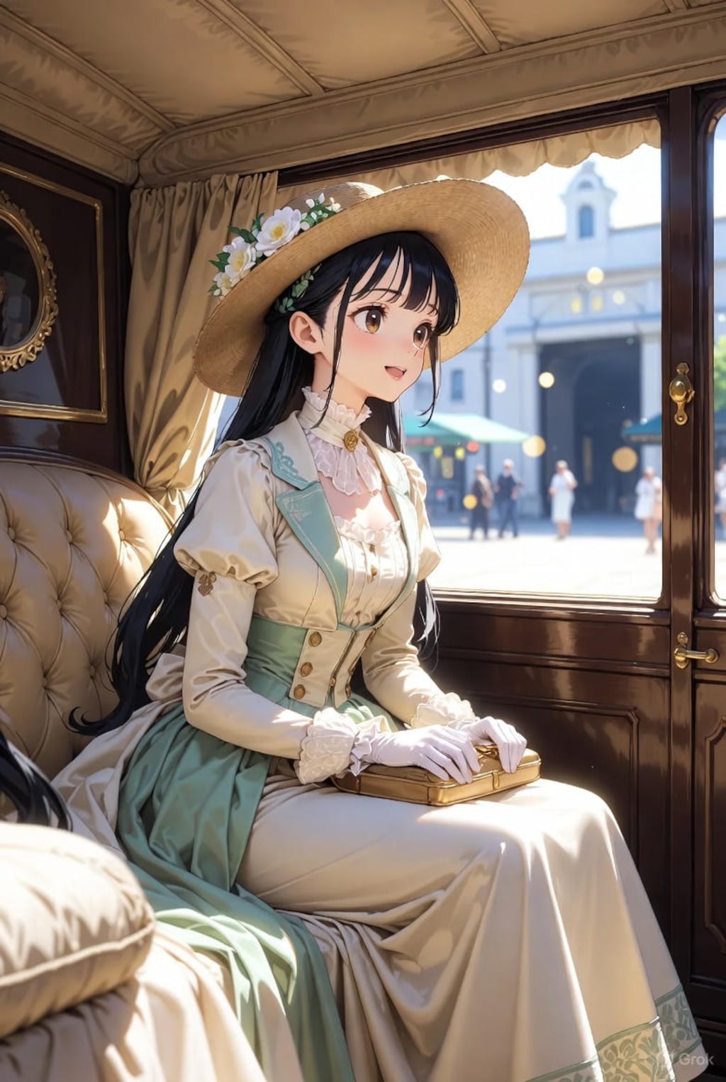 貴族令嬢（馬車）