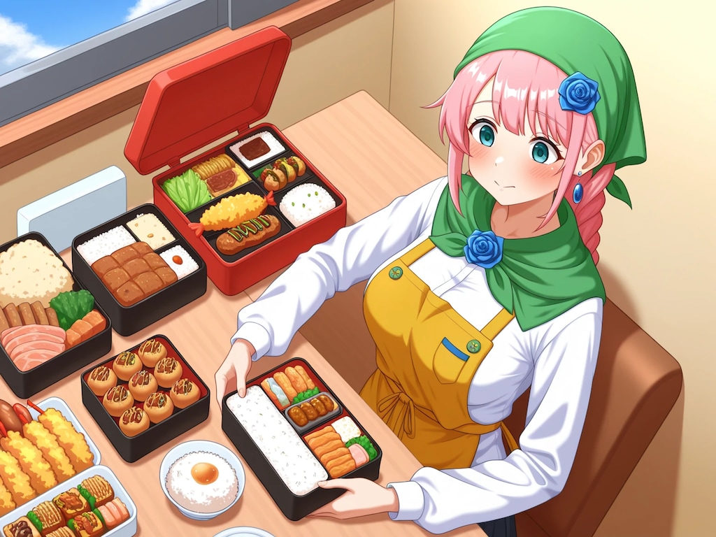 お弁当を作りまくる働き者こまちゃん！