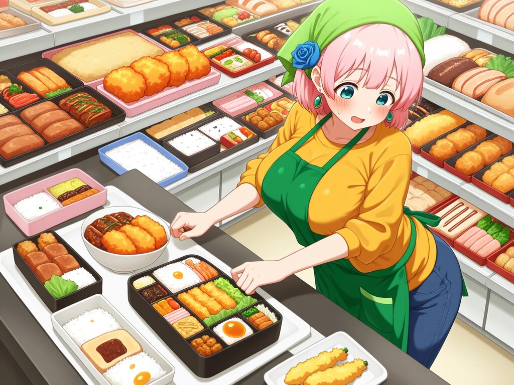 お弁当を作りまくる働き者こまちゃん！