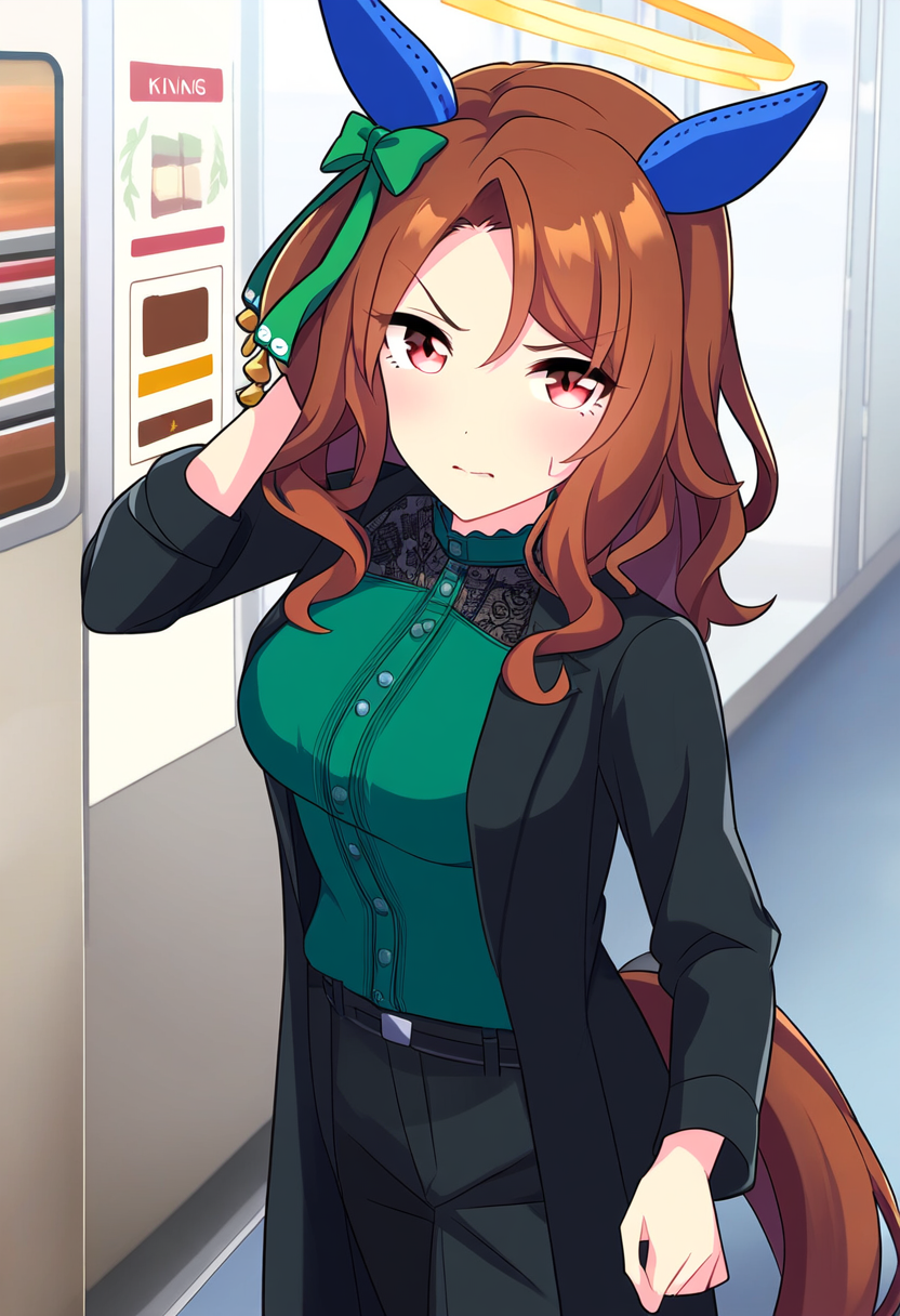 キングヘイロー(冬服)