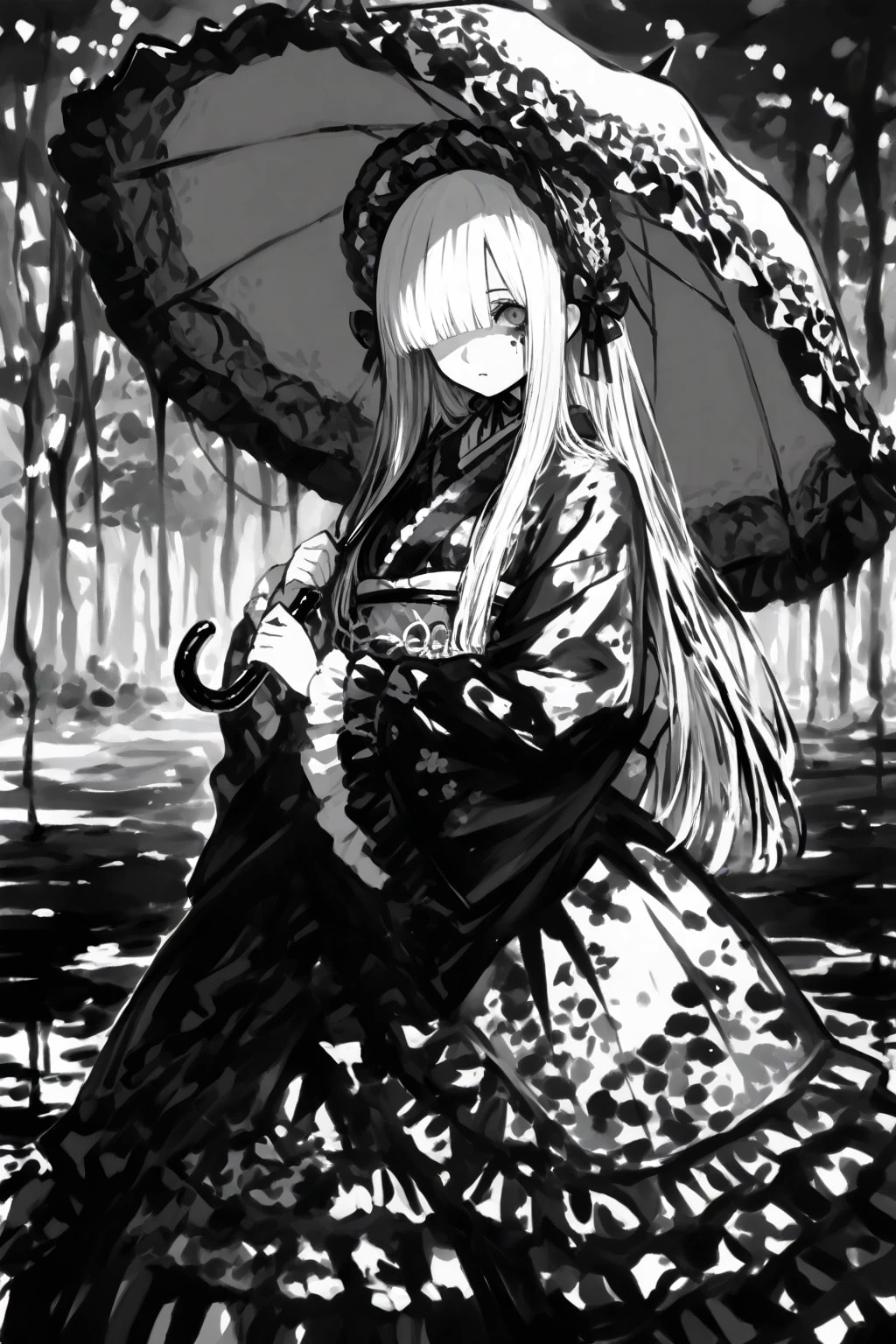 モノクロゴスロリ