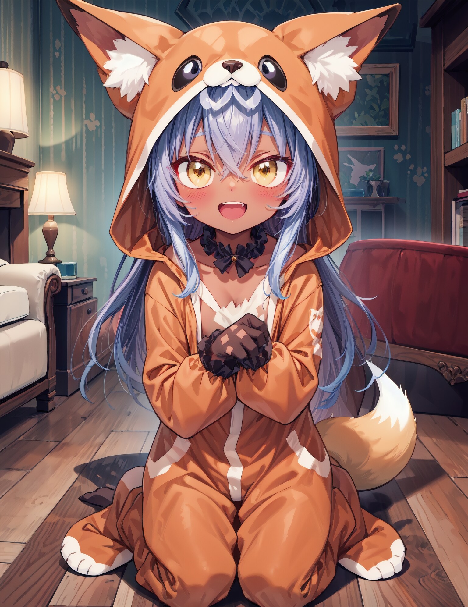 着ぐるみ狐娘