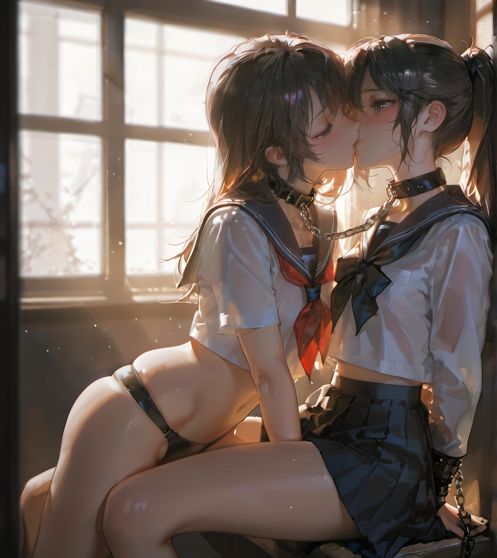 拘束された二人