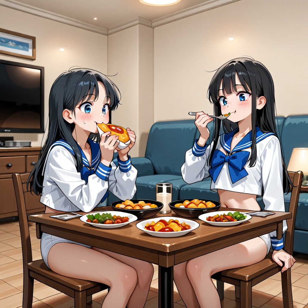 家でご飯 | の人気AIイラスト・グラビア
