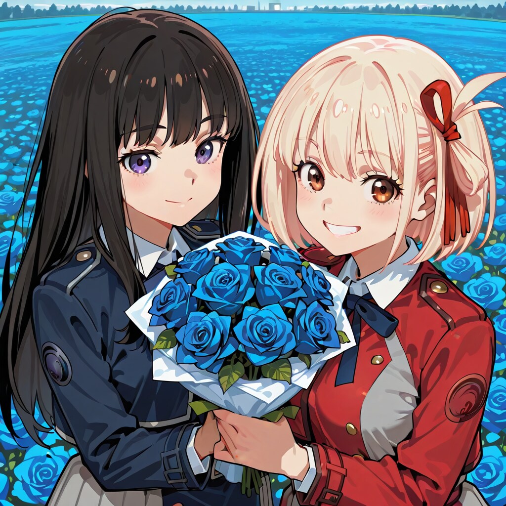青い薔薇 | の人気AIイラスト・グラビア