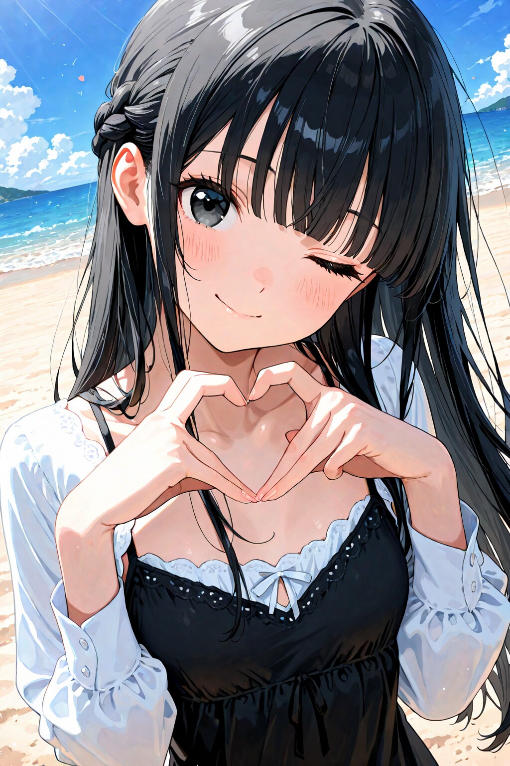 ロングでストレートな2人【なでしこさん×こなつ】