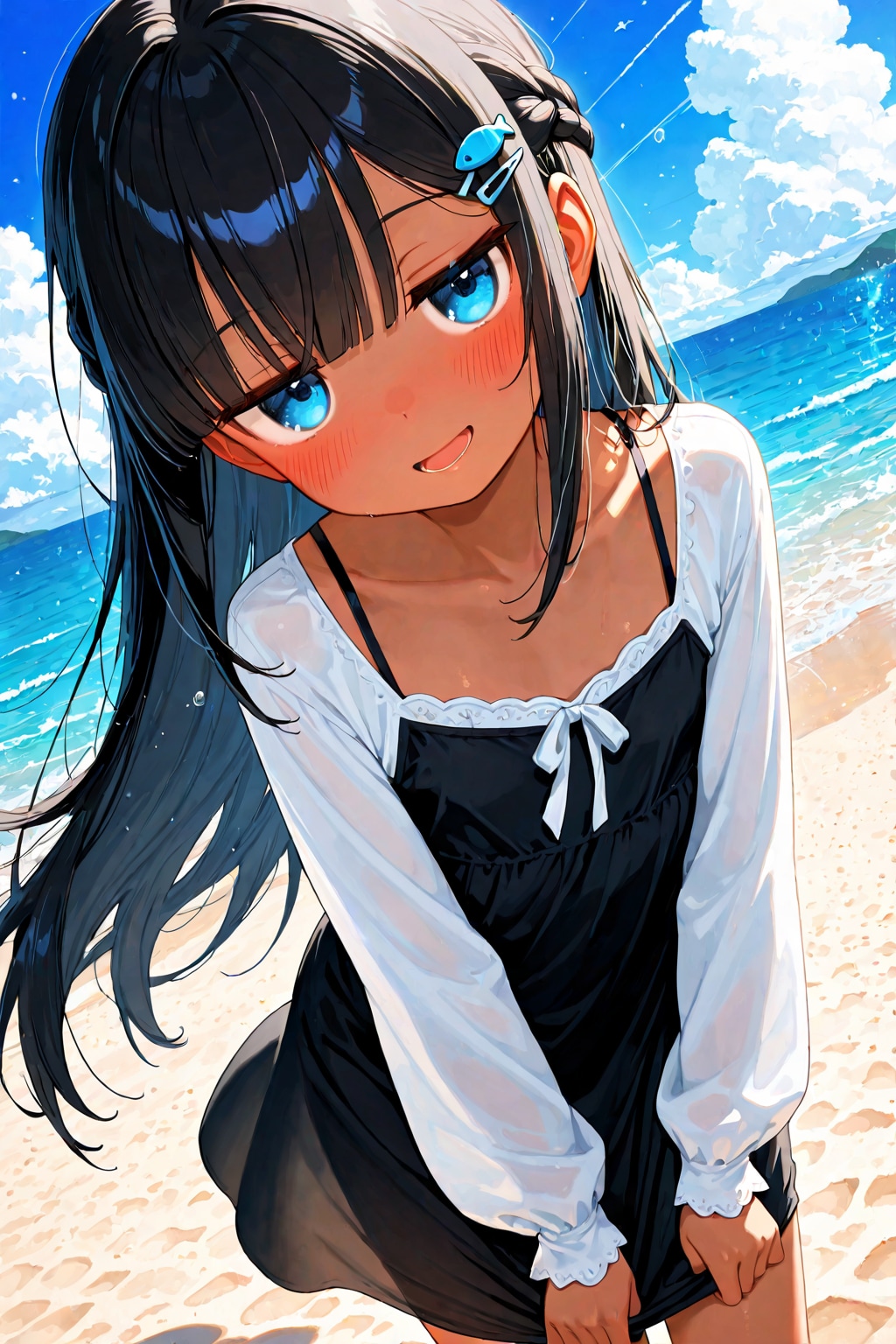 ロングでストレートな2人【なでしこさん×こなつ】