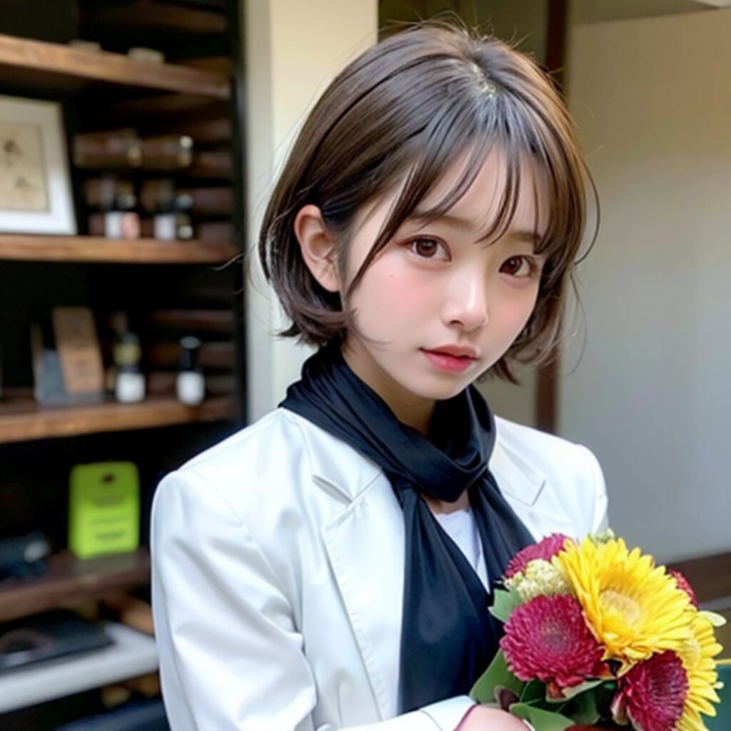 このお花を私に？